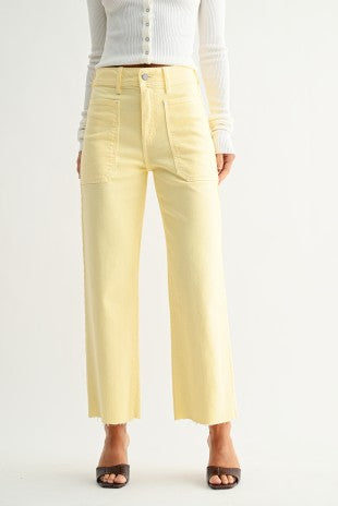 Just Black Denim Jeans - Yellow