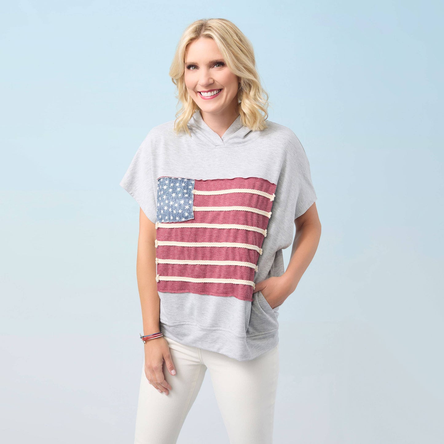 Vintage America Hooded Top