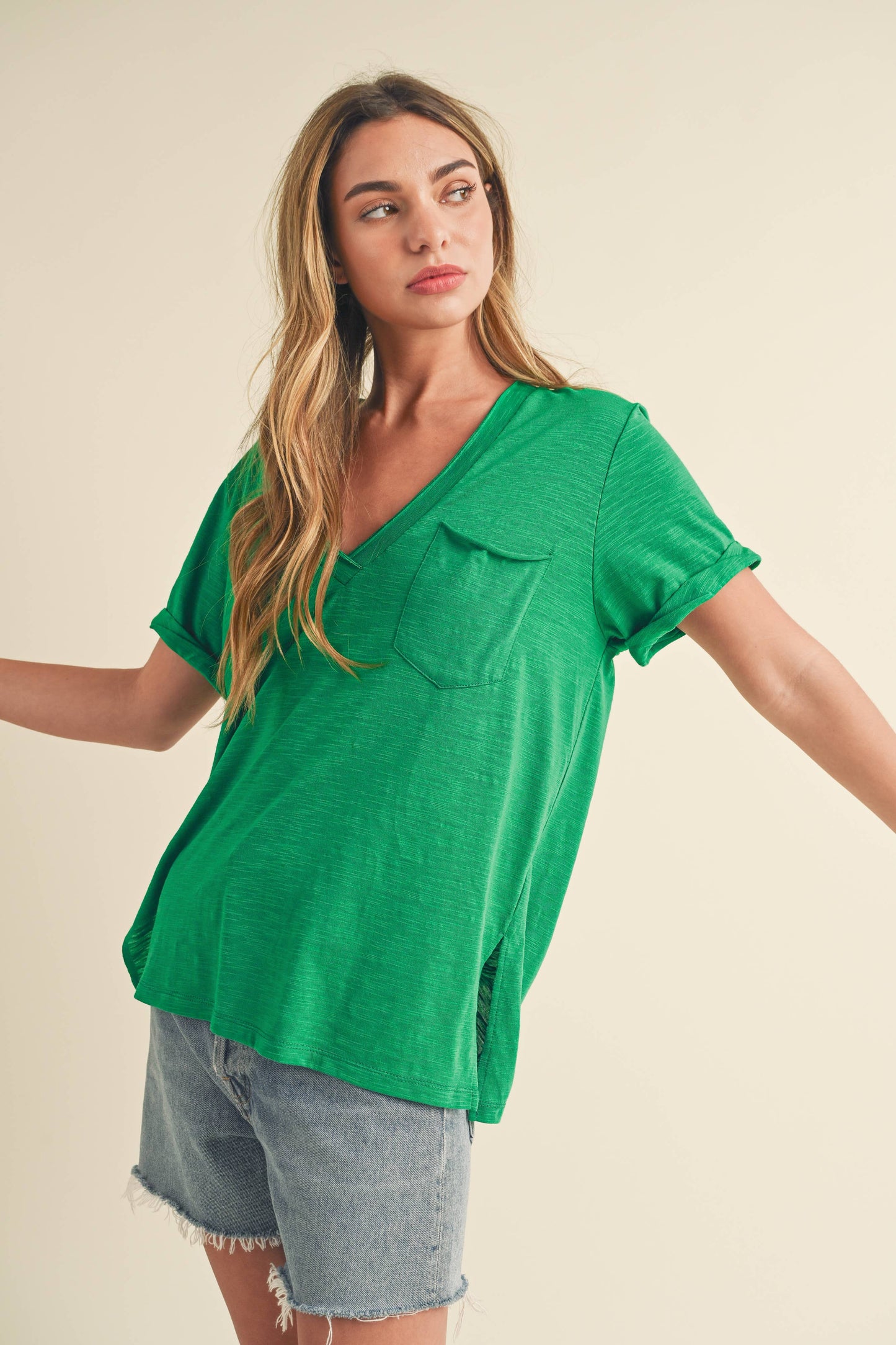 Zoie Ruffle Top