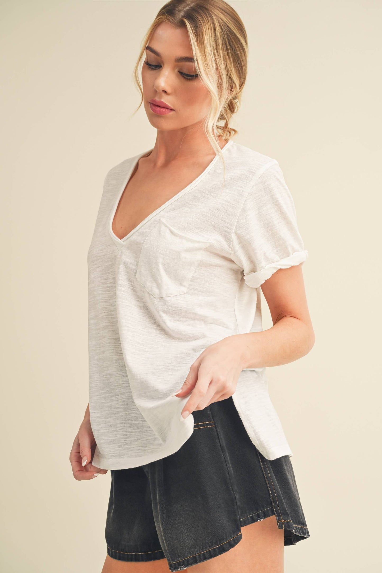 Zoie Ruffle Top