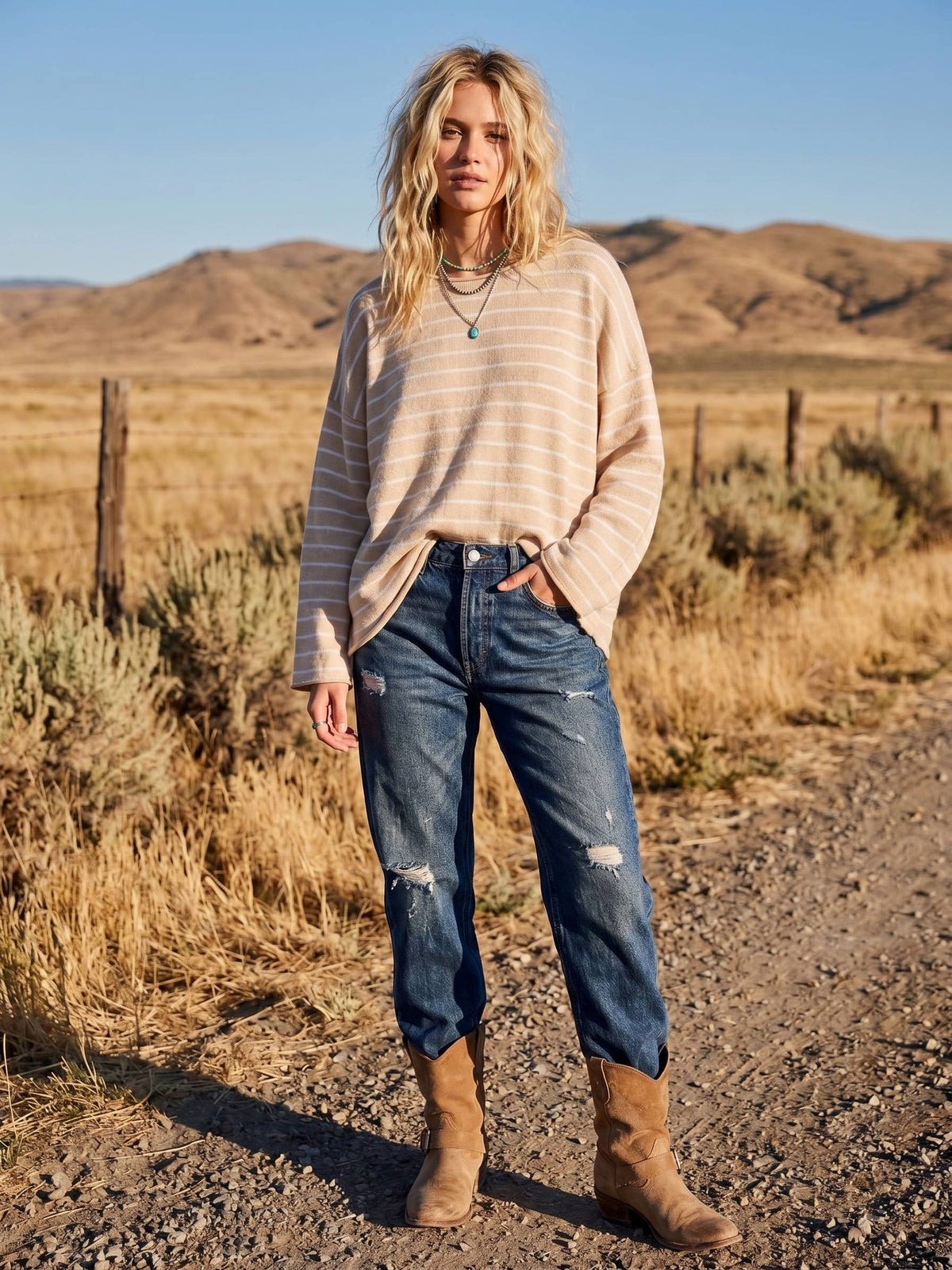 Lightweight Striped Sweater