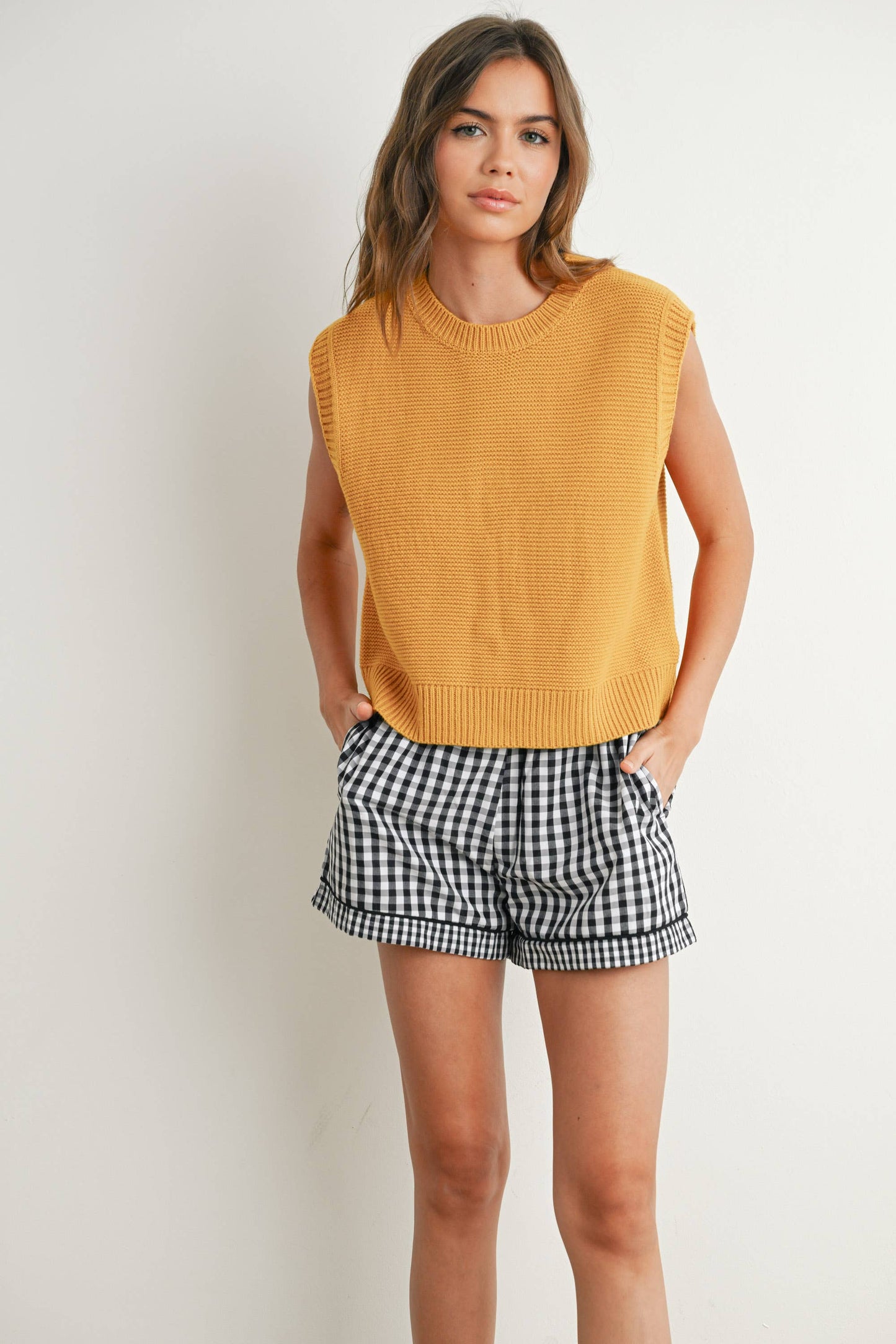 Sweater Top with Tie Back