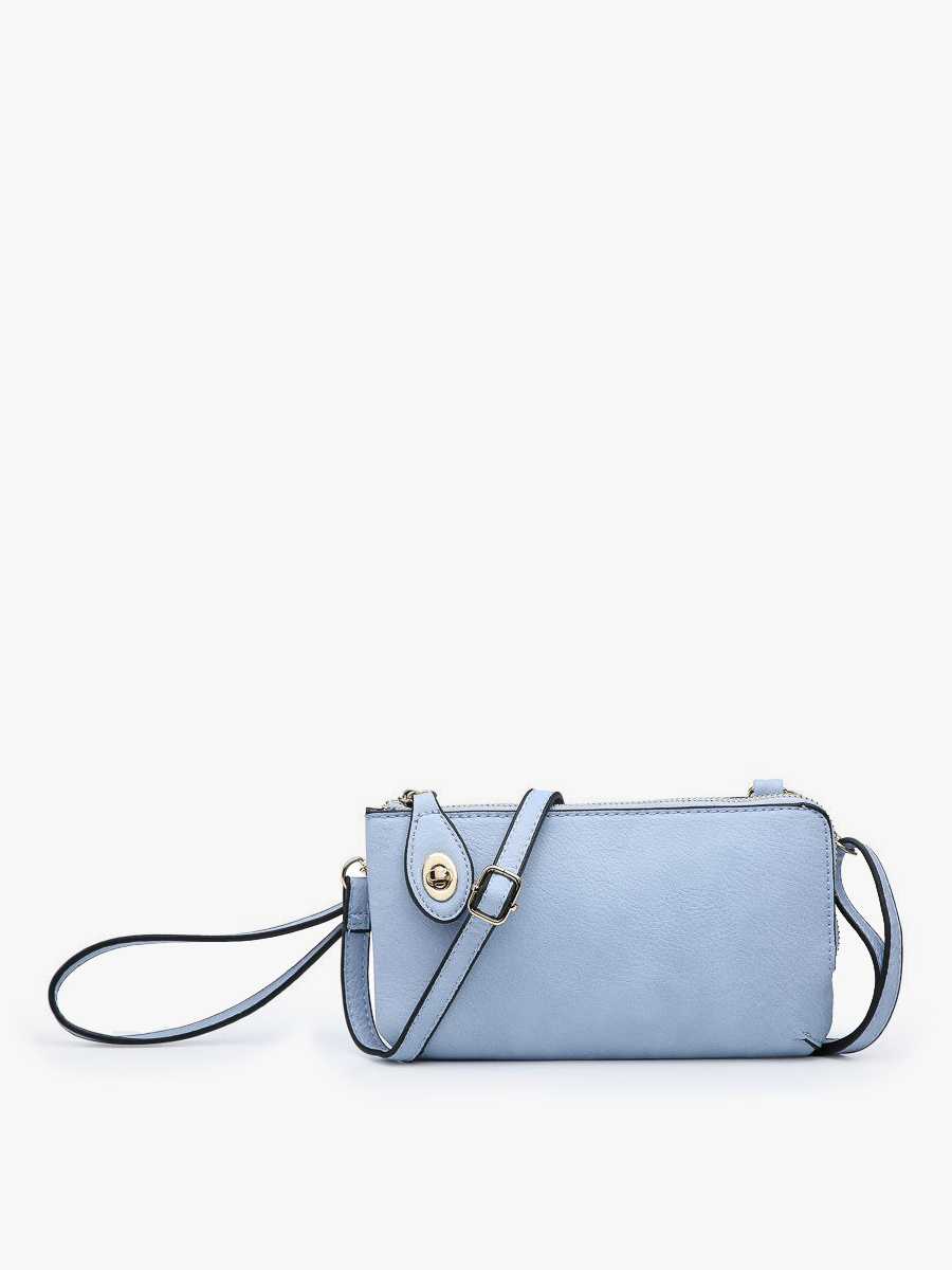 Kendall Crossbody/Wristlet w/ Twist Lock Closure