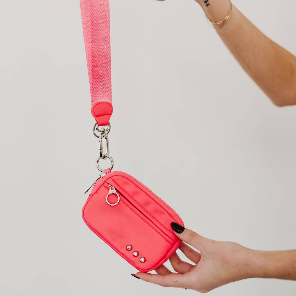 Nylon Card Wallet Wristlet