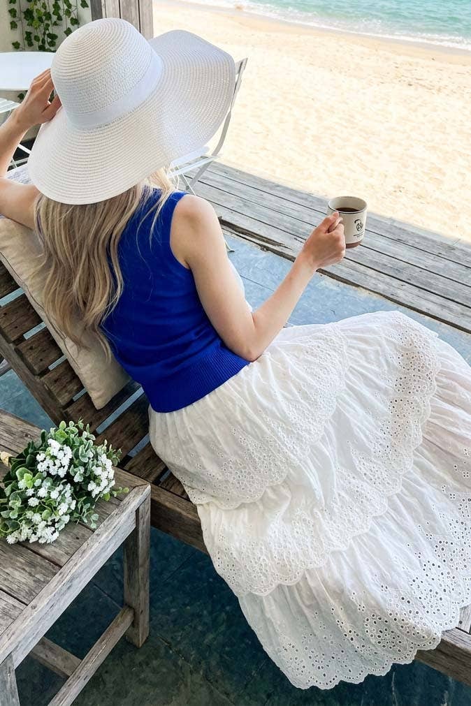 Sleeveless Sweater Top