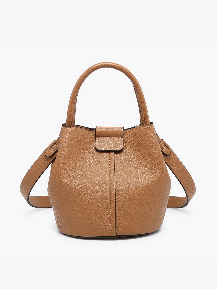 Farrah Bucket Bag w/ Top Handle & Inner Bag