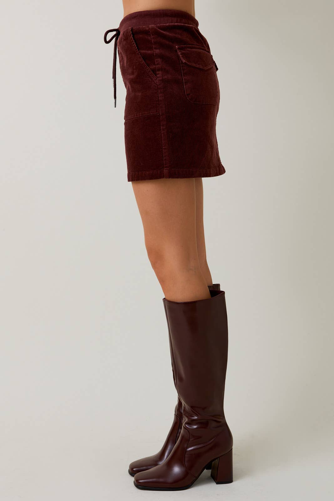 Corduroy Mini Skirt