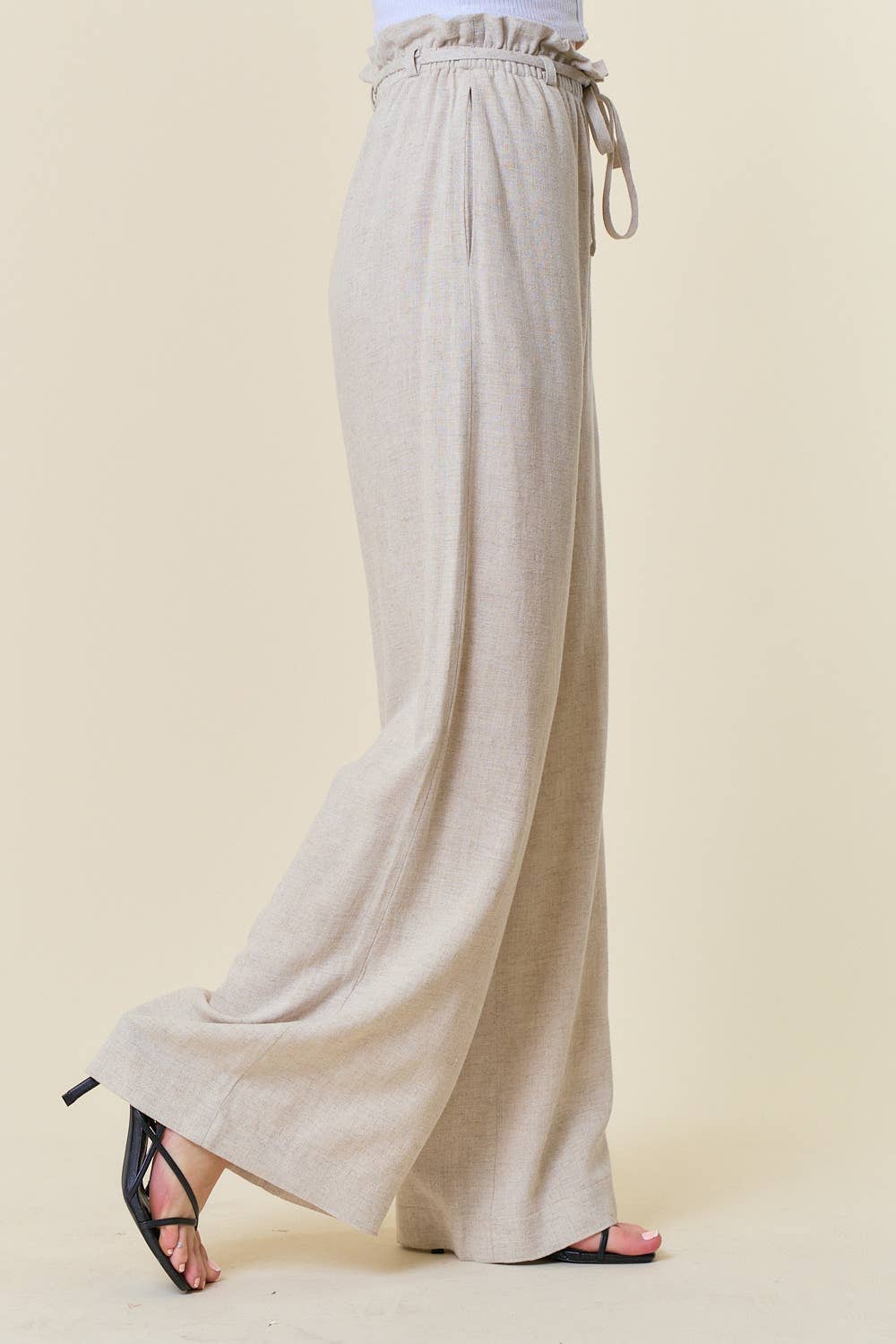 Linen Wide Leg Pants