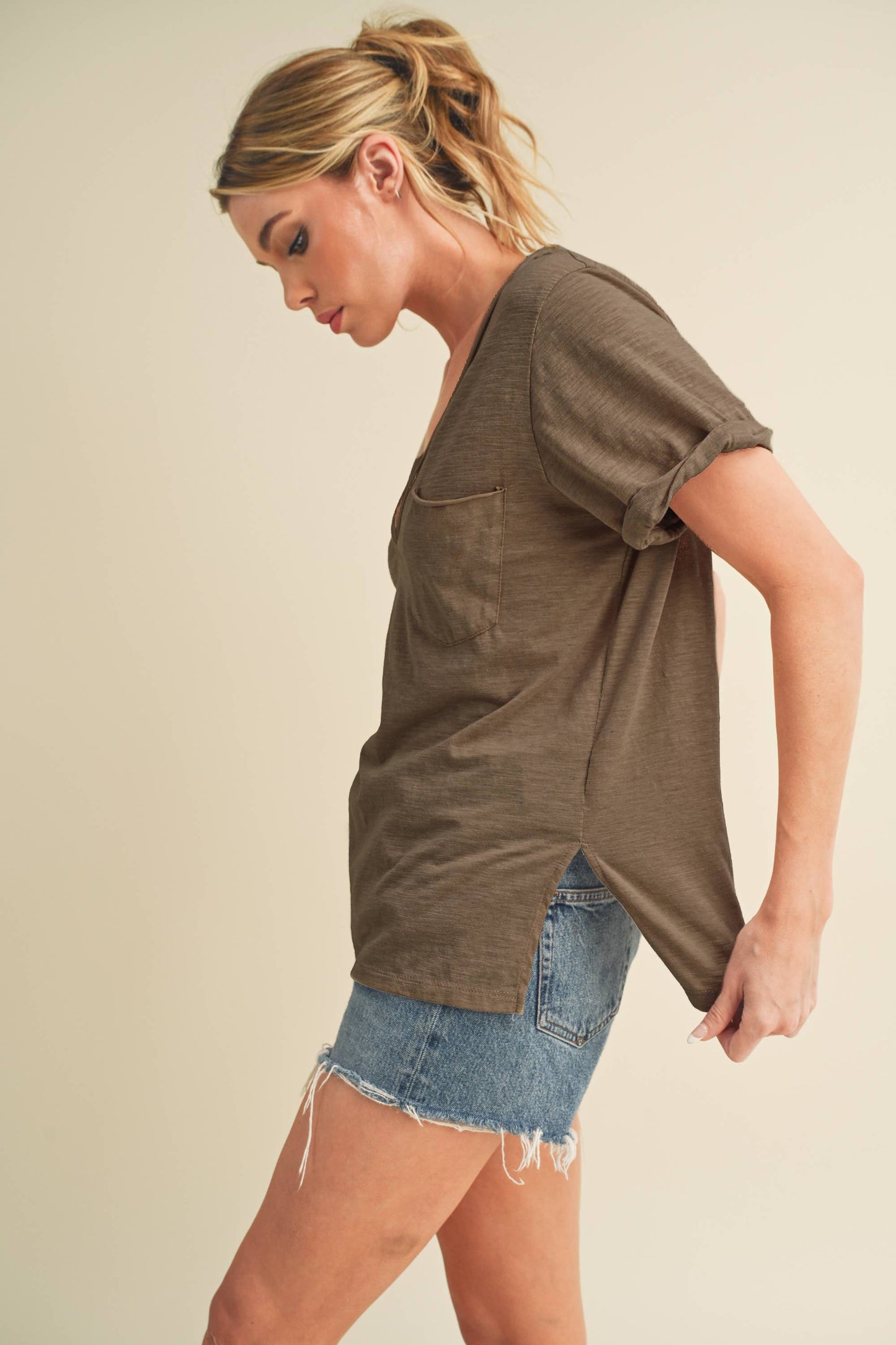 Zoie Ruffle Top