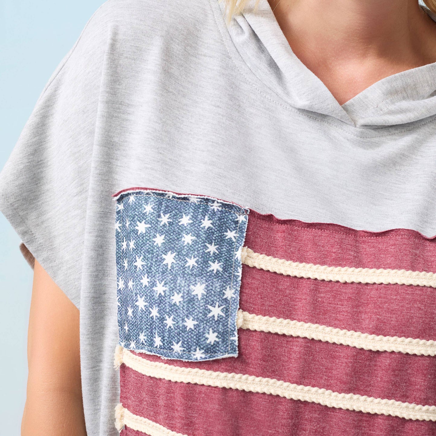 Vintage America Hooded Top