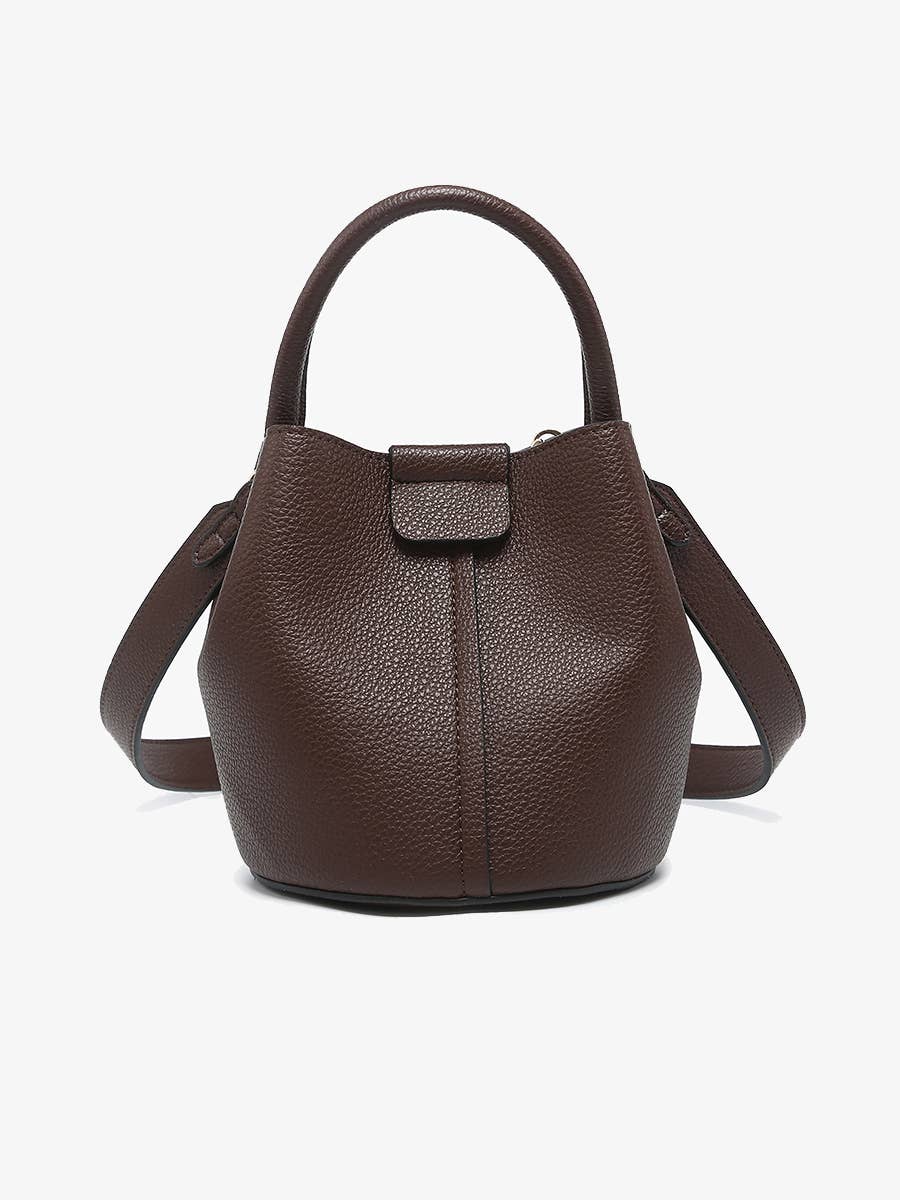 Farrah Bucket Bag w/ Top Handle & Inner Bag
