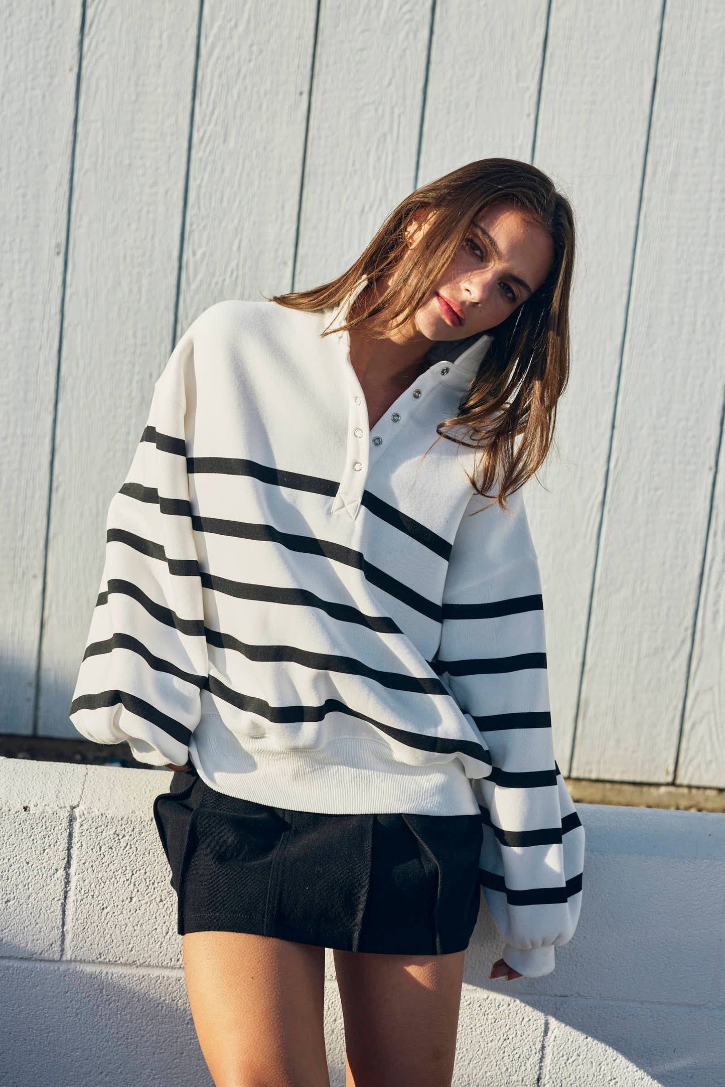 Addison Stripe Pullover by Papermoon