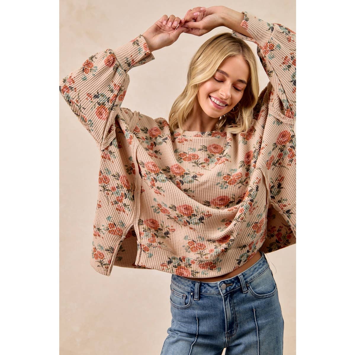Floral Oversized Sweatshirt