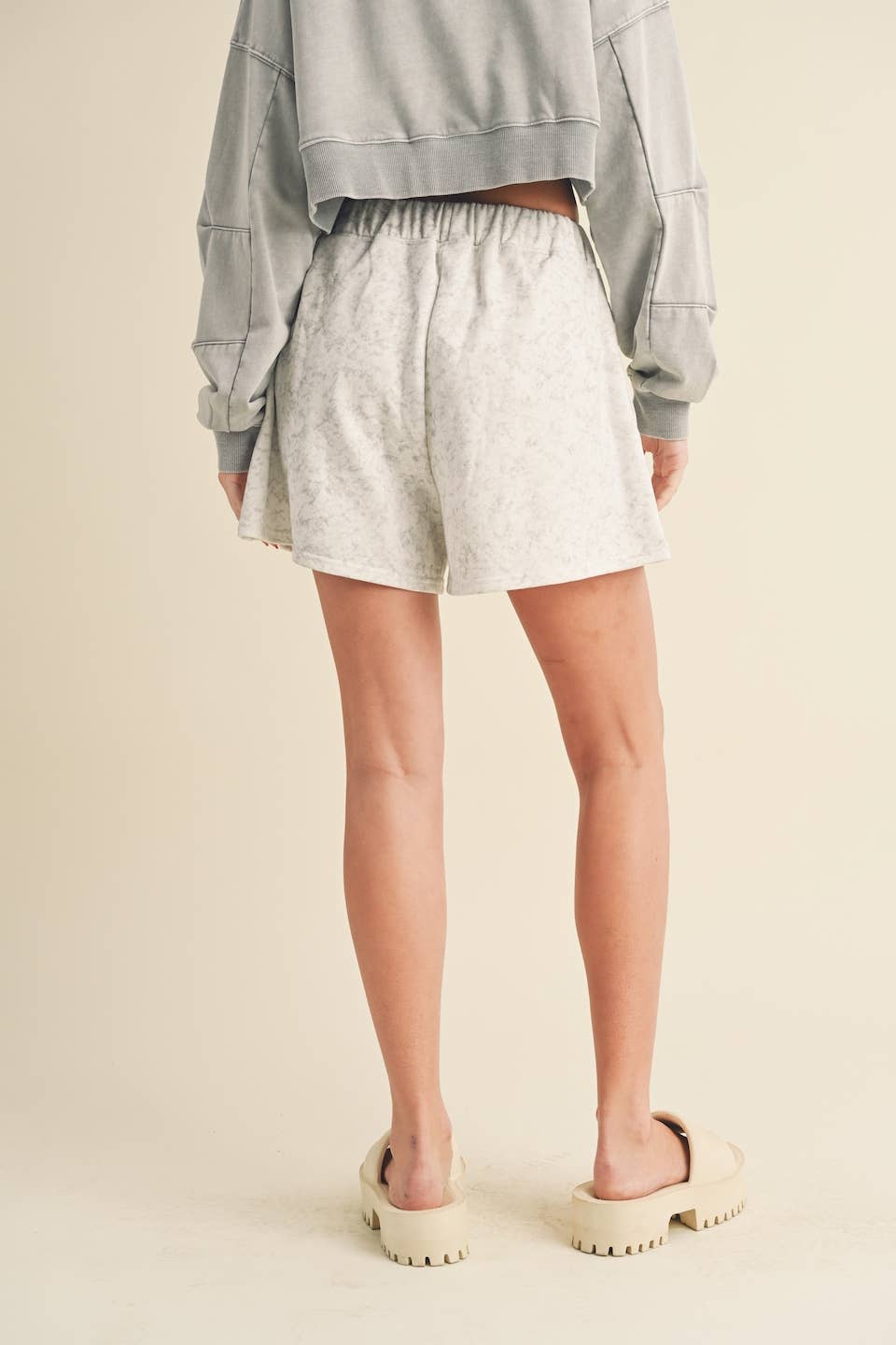 Brush-Soft High Waisted Sweat Shorts