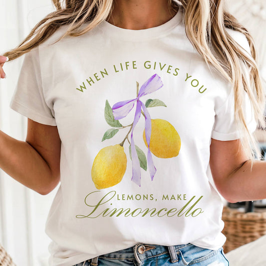 Sarcastic When Life Gives You Lemons Funny Pub Graphic Tee