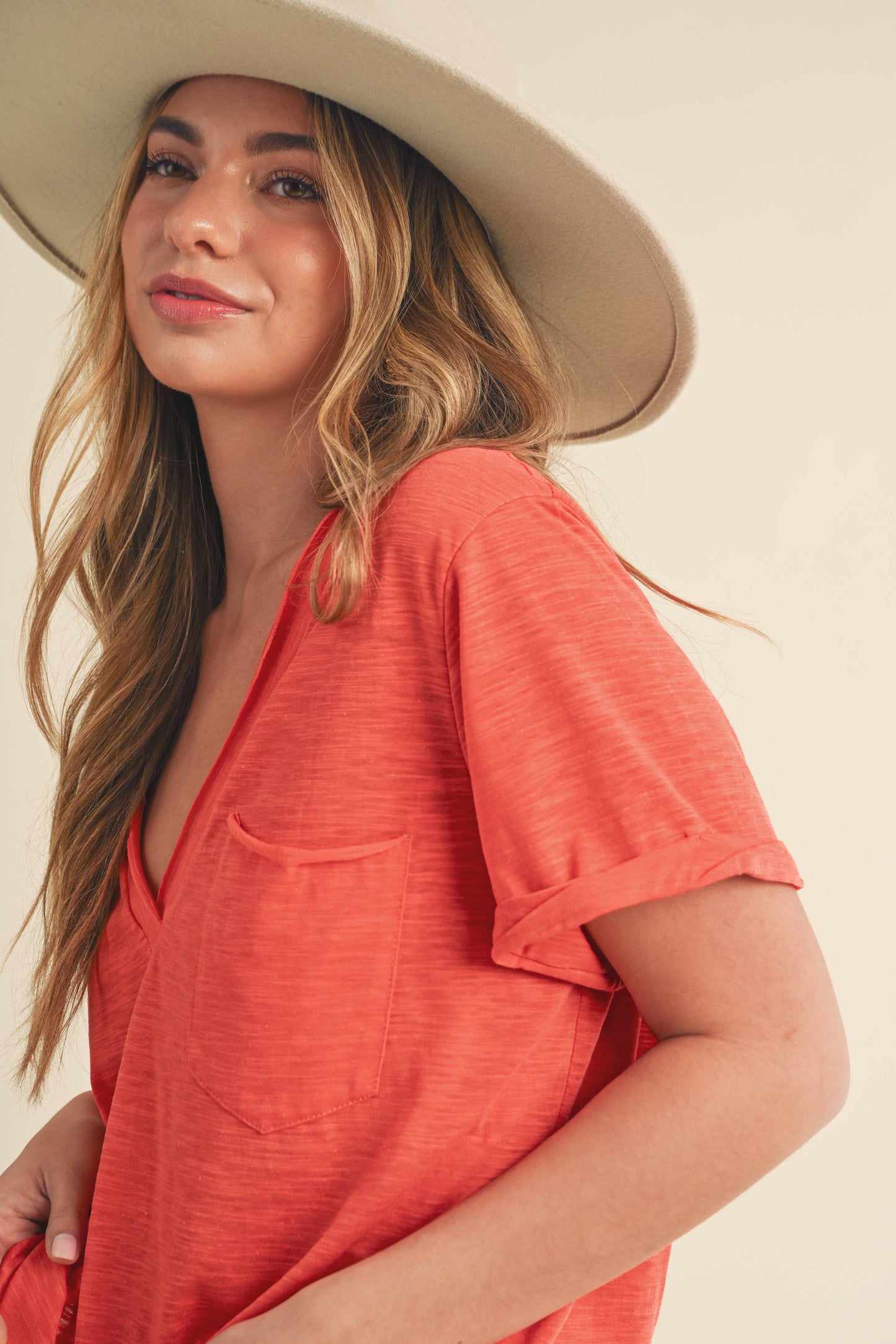 Zoie Ruffle Top
