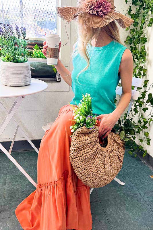 Sleeveless Sweater Top