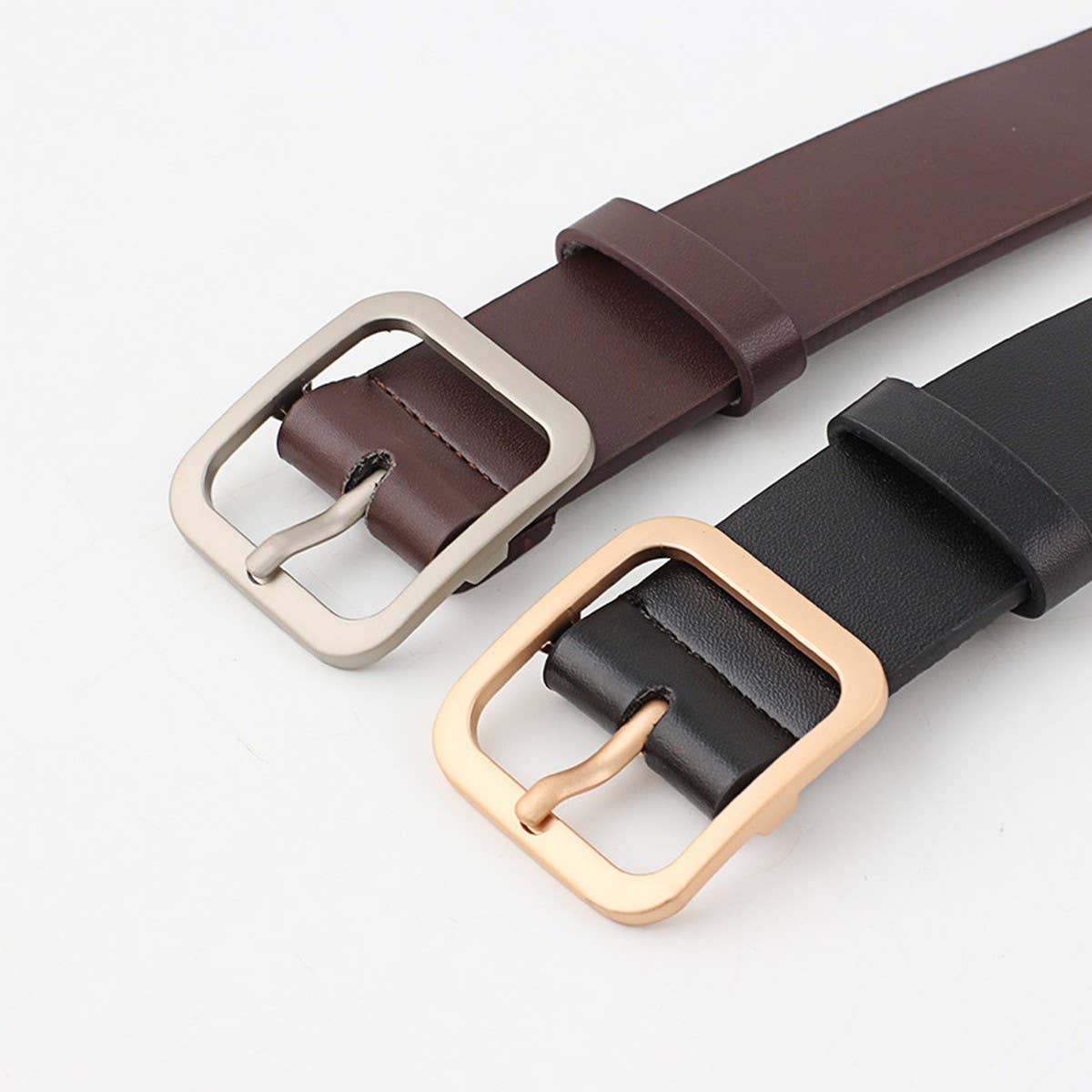 Square Buckle Fashion Belt