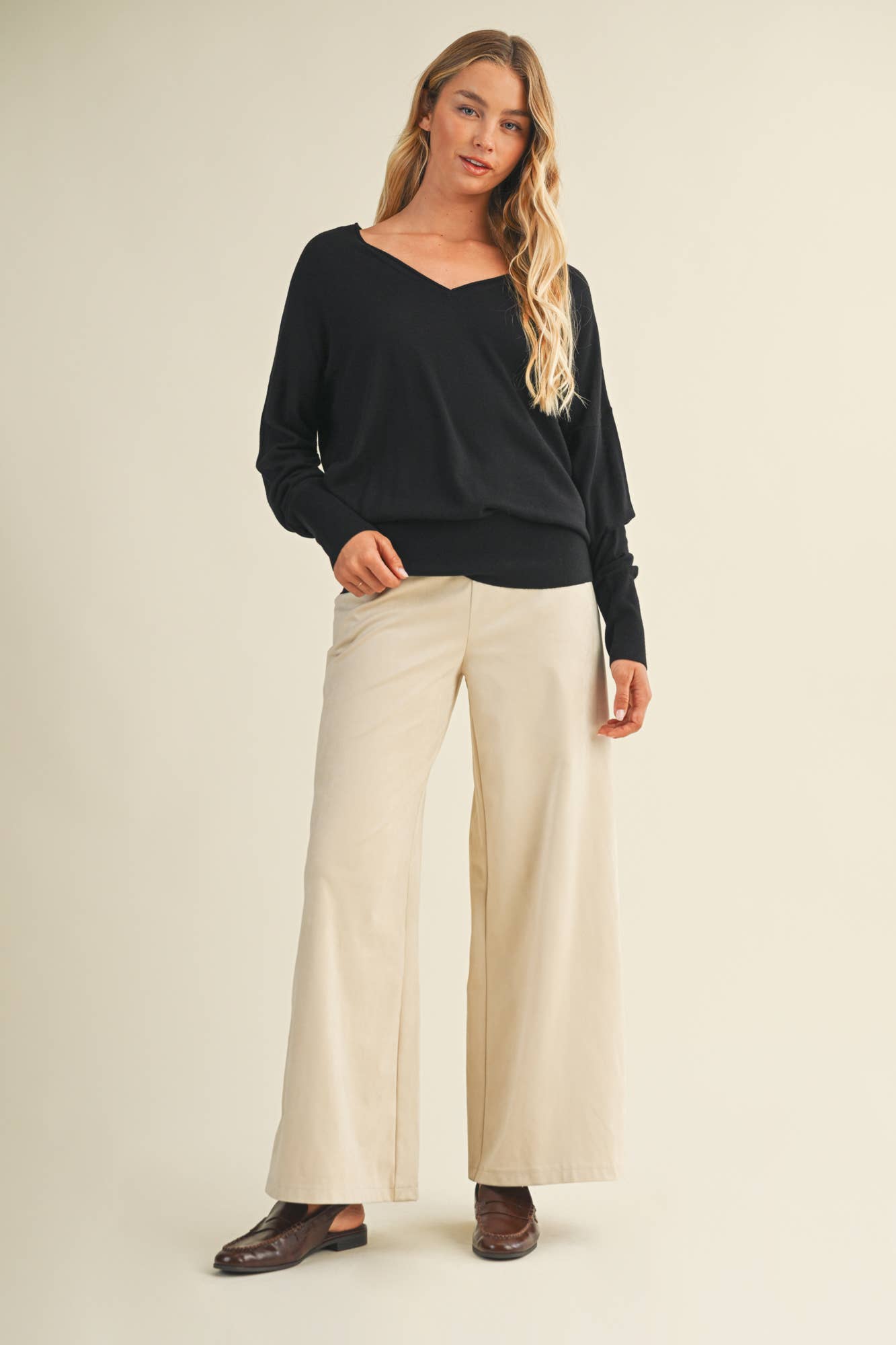 V-Neck Sweater Top