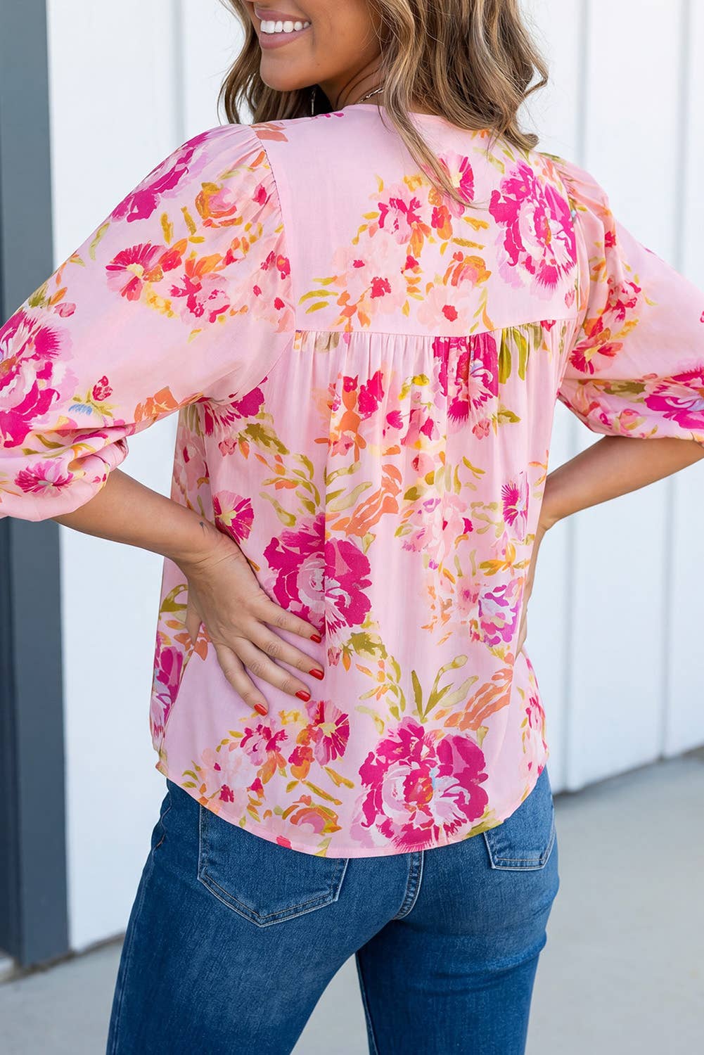 Floral Print Blouse
