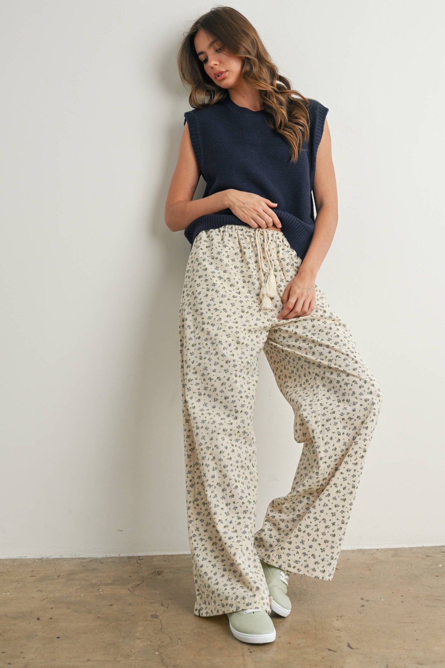 Sweater Top with Tie Back