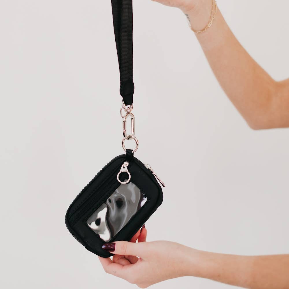 Nylon Card Wallet Wristlet