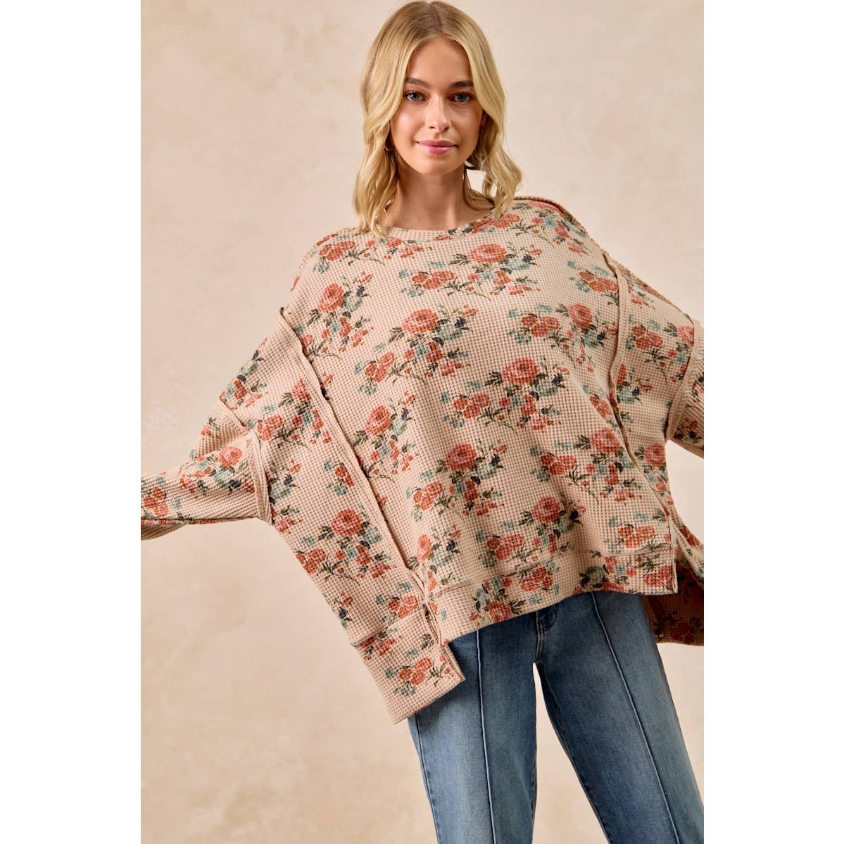 Floral Oversized Sweatshirt