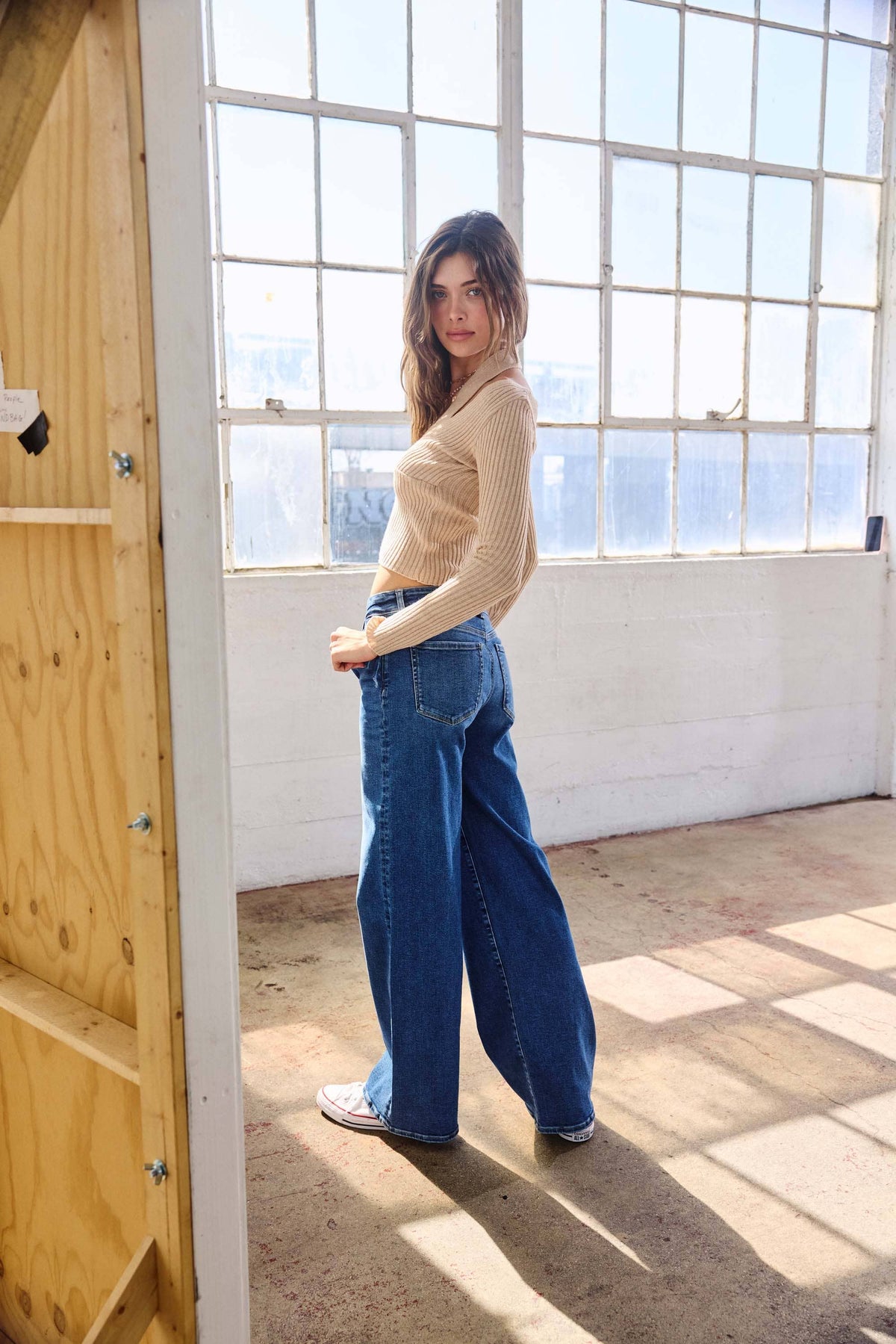 High Rise Relaxed Wide Leg Jeans