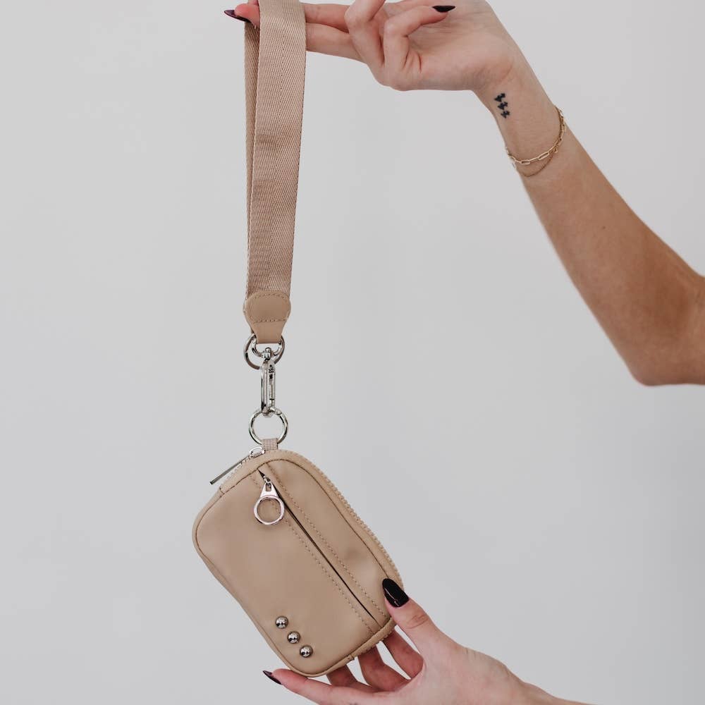 Nylon Card Wallet Wristlet