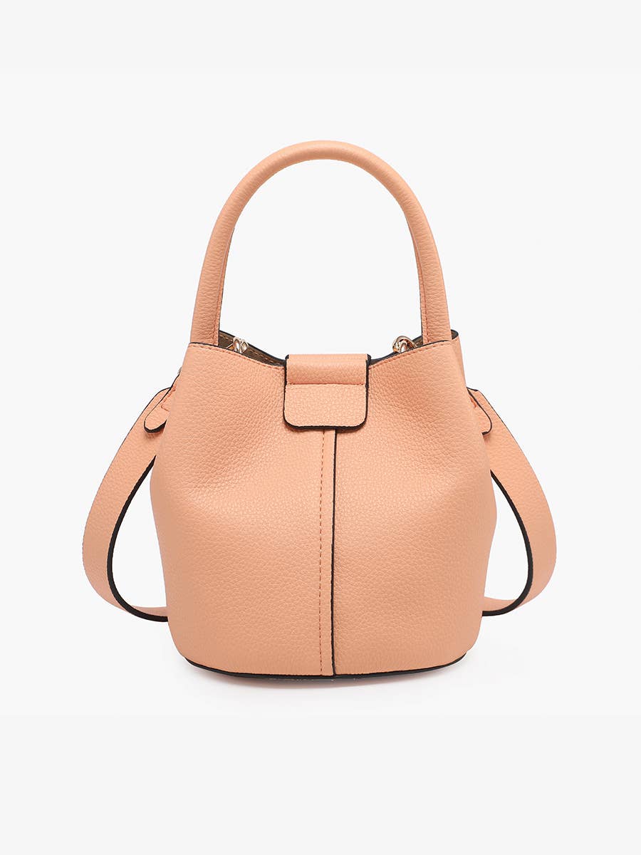 Farrah Bucket Bag w/ Top Handle & Inner Bag
