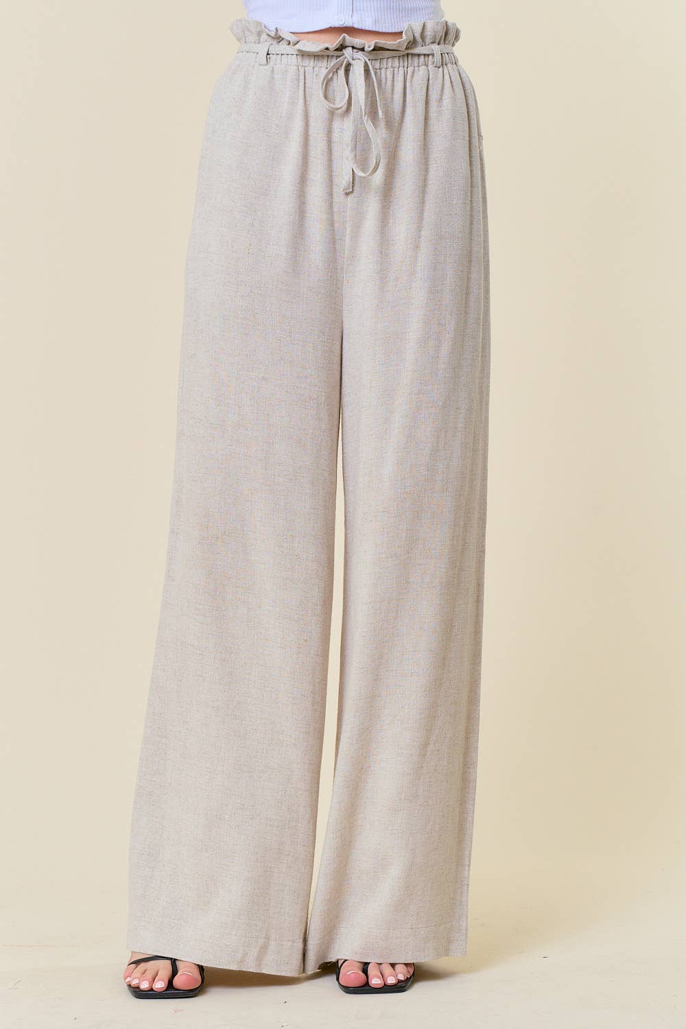 Linen Wide Leg Pants
