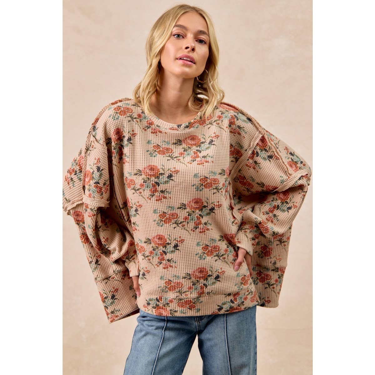 Floral Oversized Sweatshirt