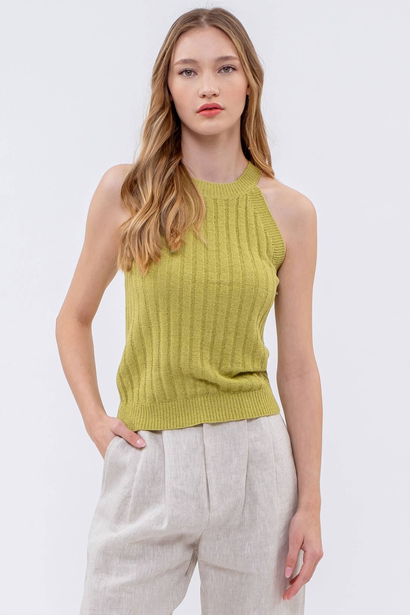 Halter Crochet Tank Top