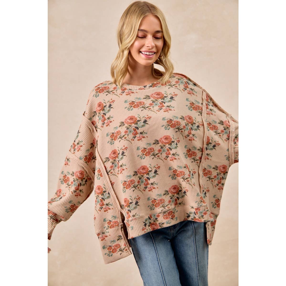 Floral Oversized Sweatshirt