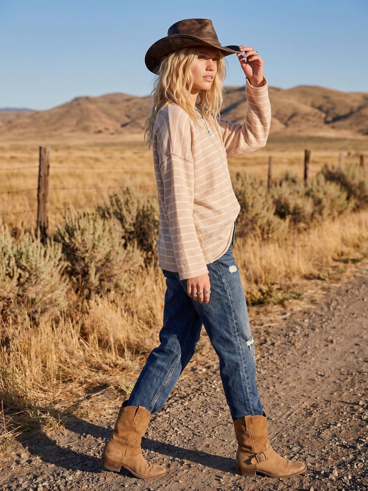 Lightweight Striped Sweater