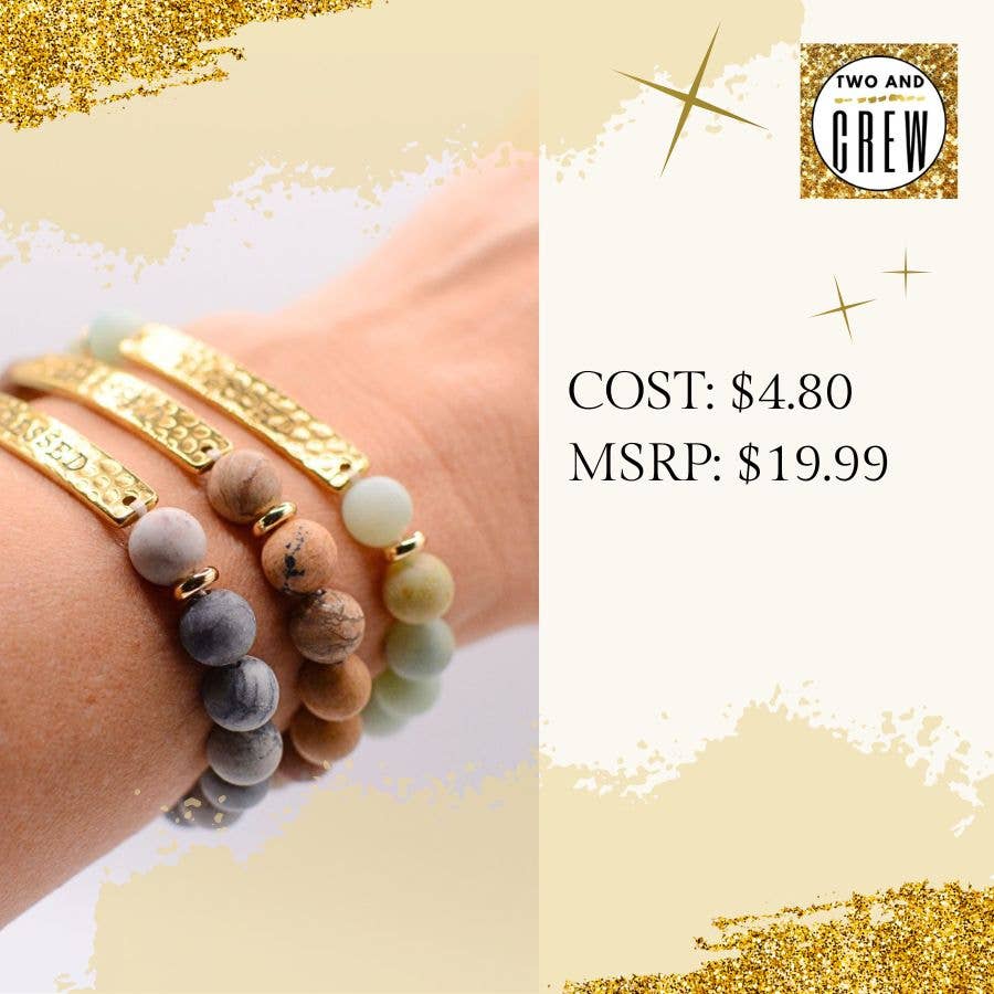 Be The Light Bracelet – Christian Stone Jewelry, faith gift