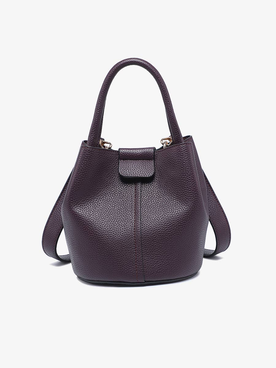 Farrah Bucket Bag w/ Top Handle & Inner Bag