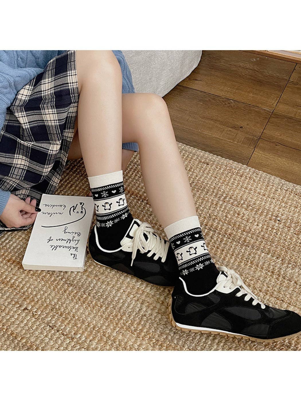 Animal Pattern Cute Pattern Mid-Calf Socks