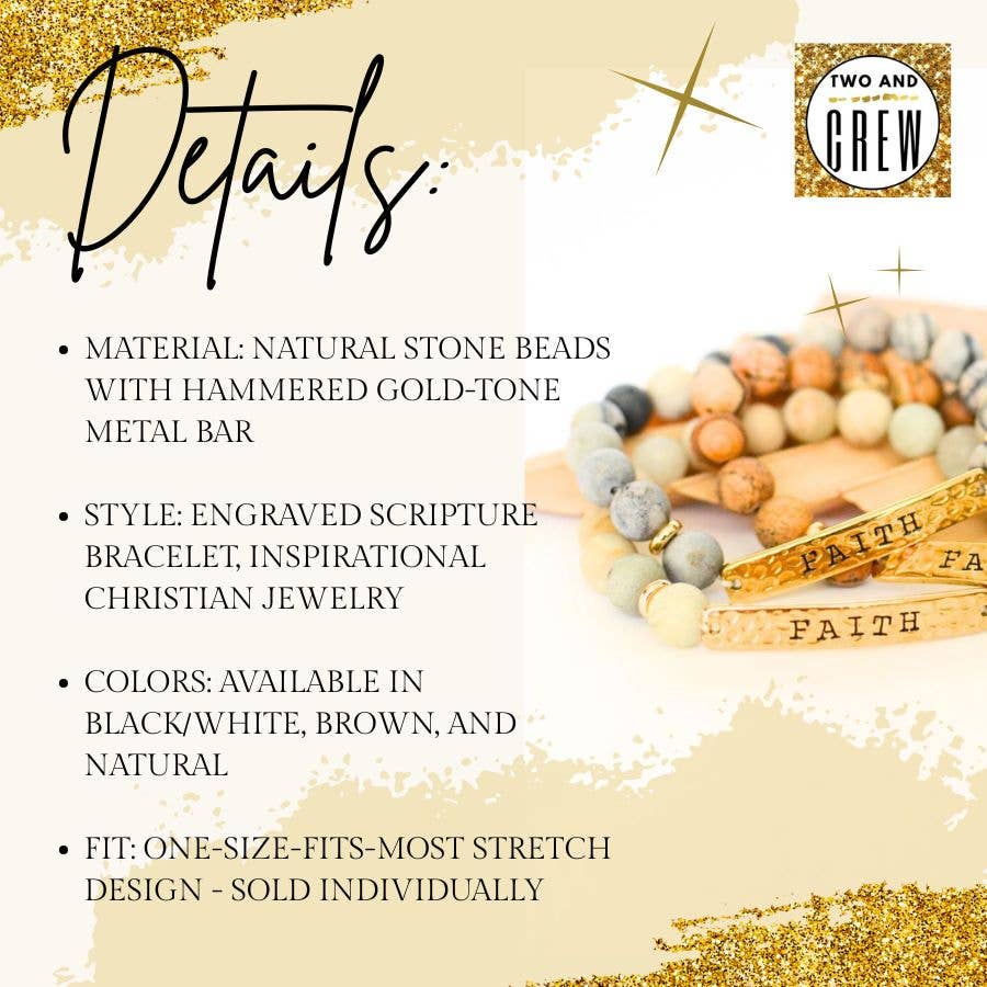 Faith Bible Bracelet – Christian Religious Jewelry, catholic