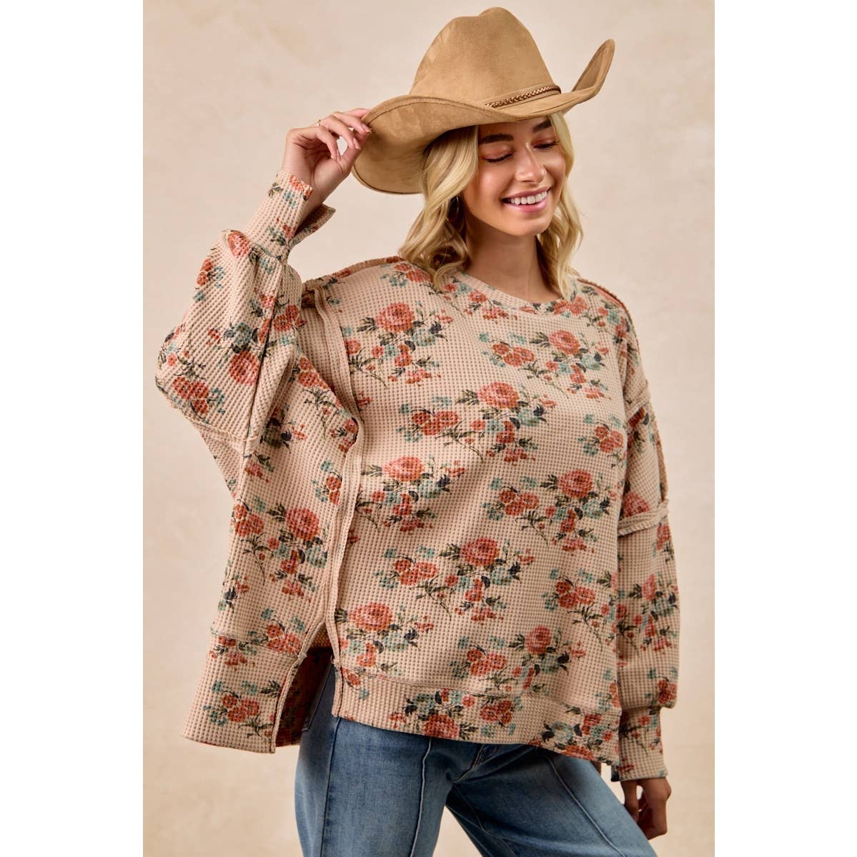 Floral Oversized Sweatshirt