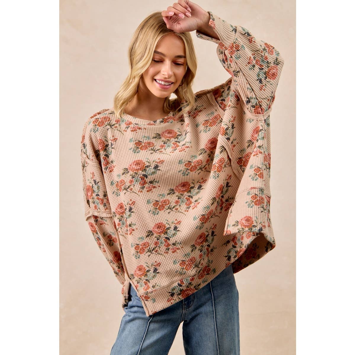 Floral Oversized Sweatshirt