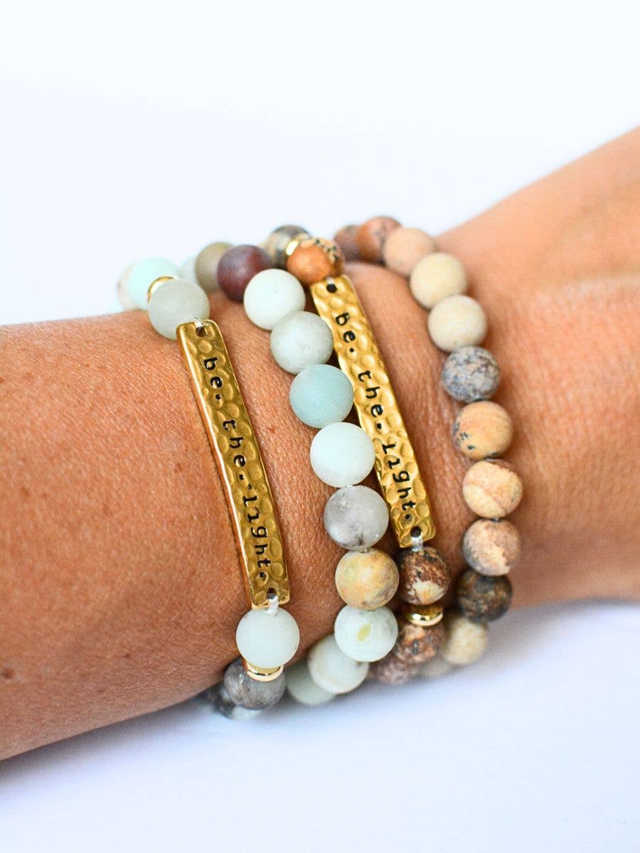 Be The Light Bracelet – Christian Stone Jewelry, faith gift
