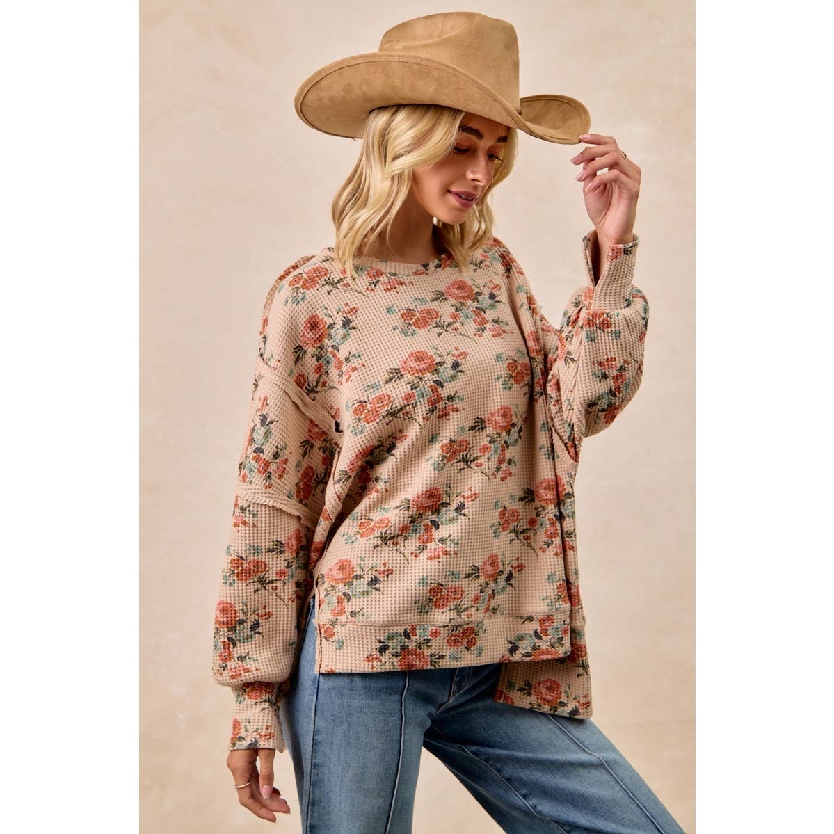 Floral Oversized Sweatshirt
