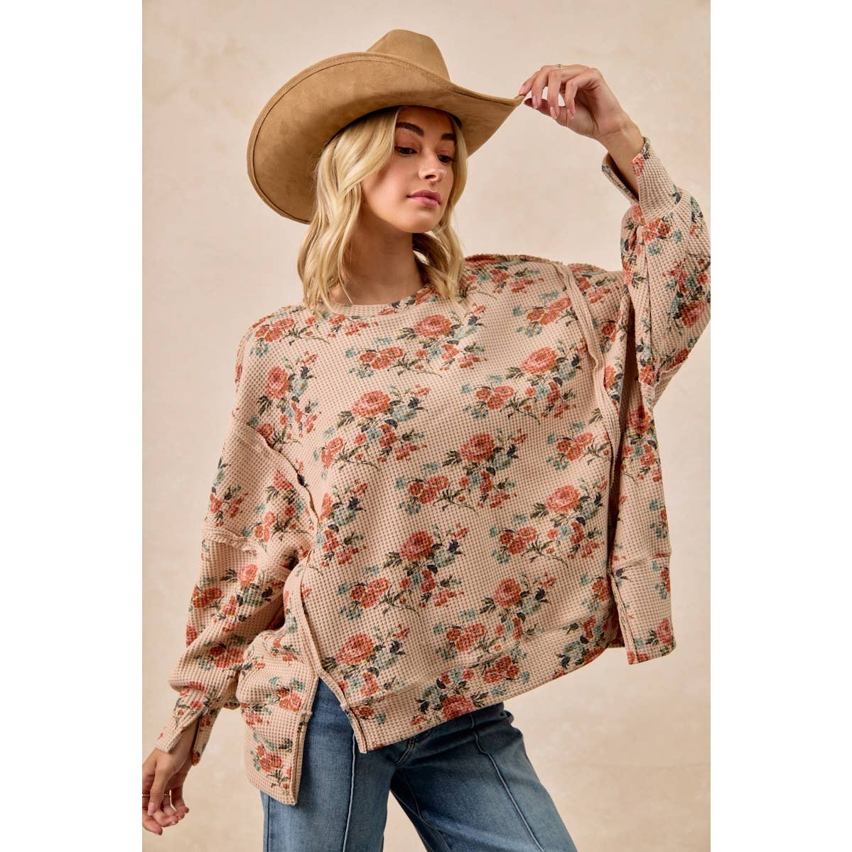 Floral Oversized Sweatshirt
