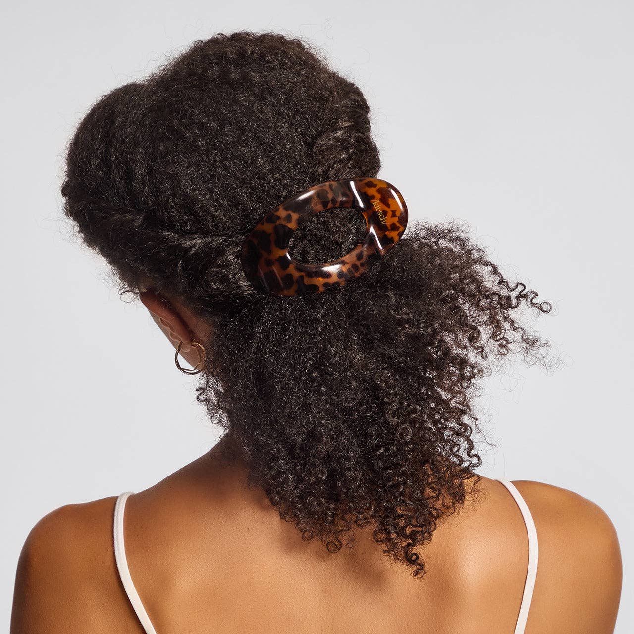 Kitsch Plastic Large Flat Cloud Clip - Tort