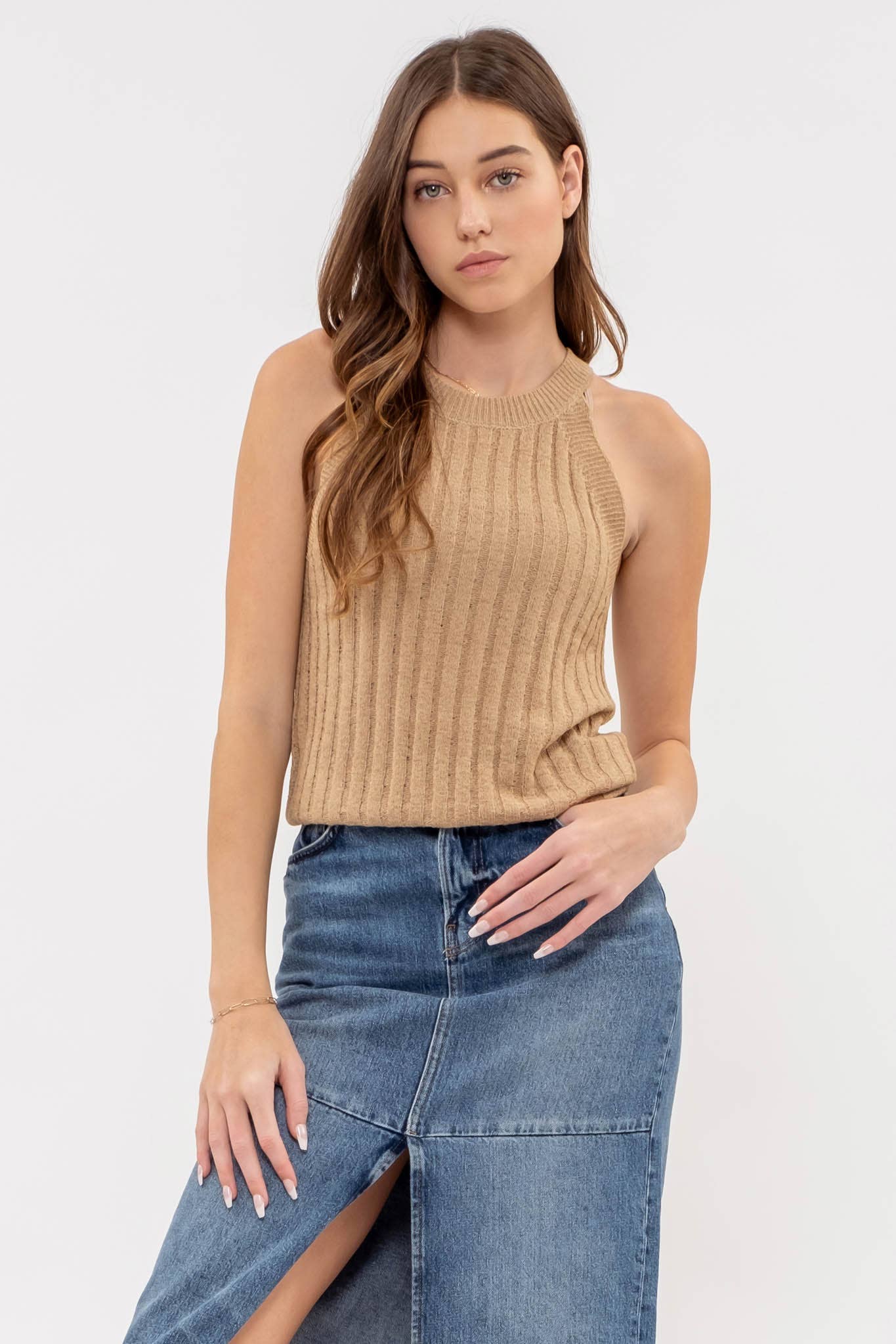 Halter Crochet Tank Top