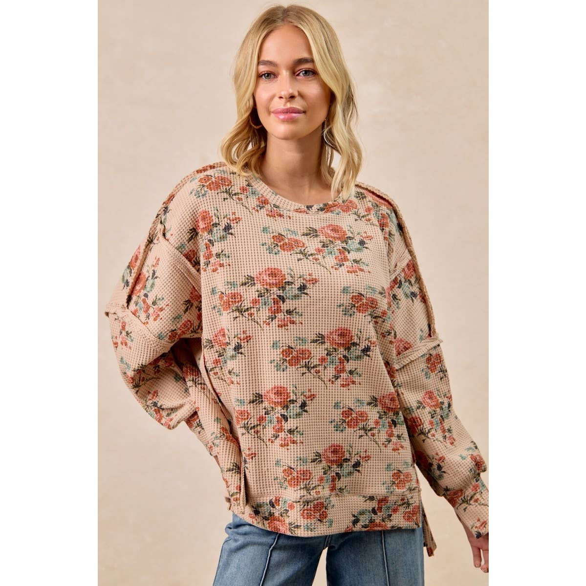 Floral Oversized Sweatshirt