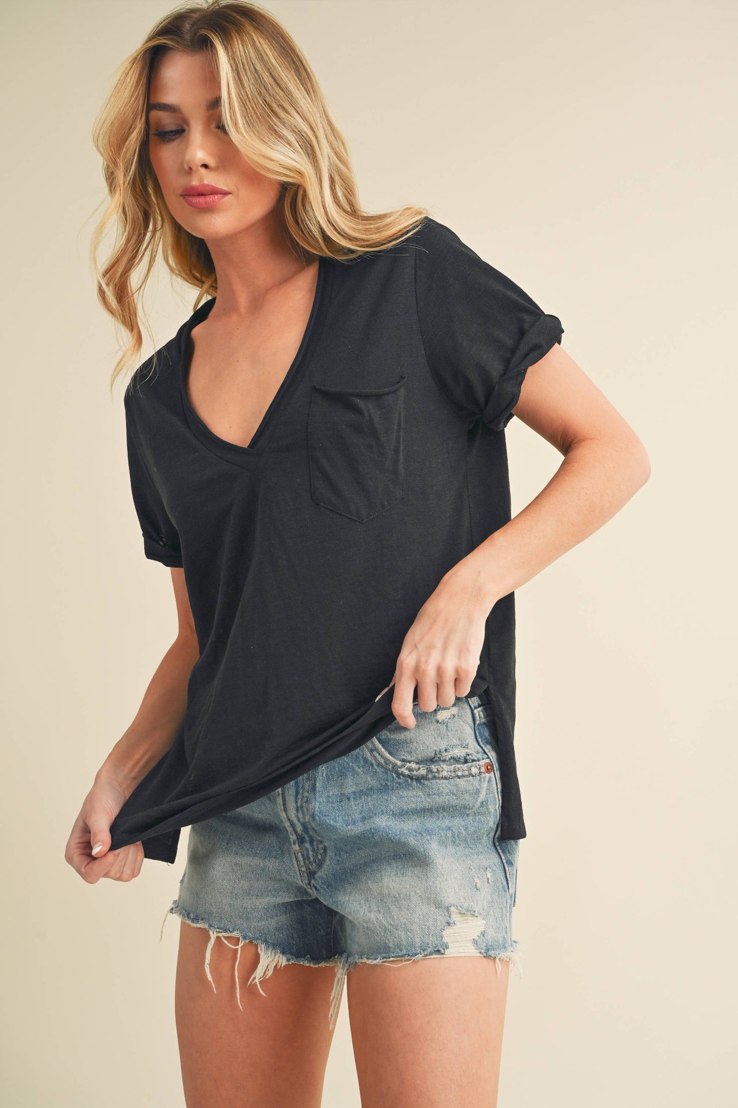 Zoie Ruffle Top