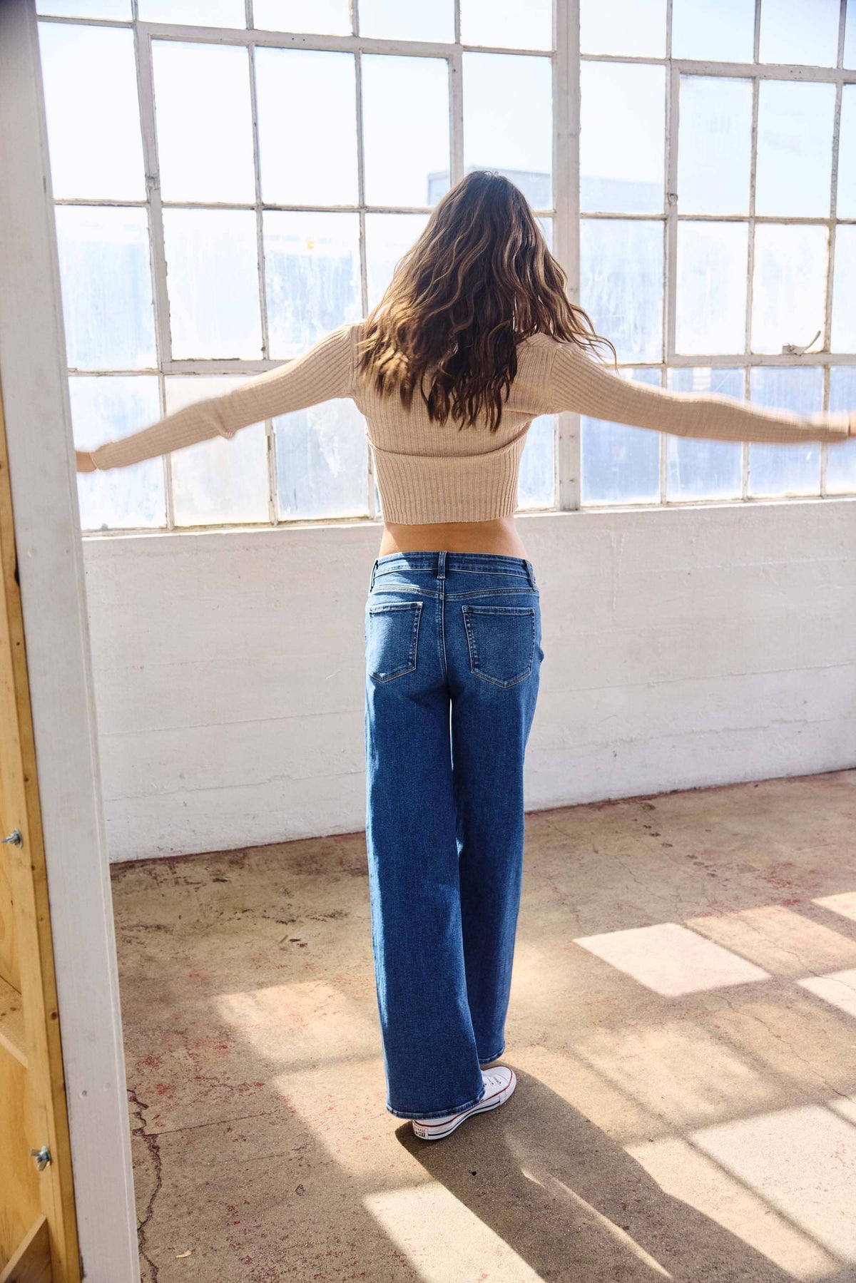 High Rise Relaxed Wide Leg Jeans
