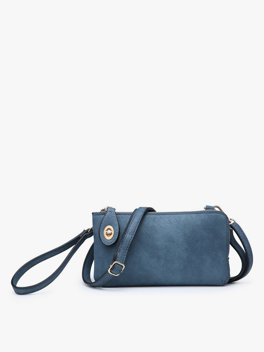Kendall Crossbody/Wristlet w/ Twist Lock Closure